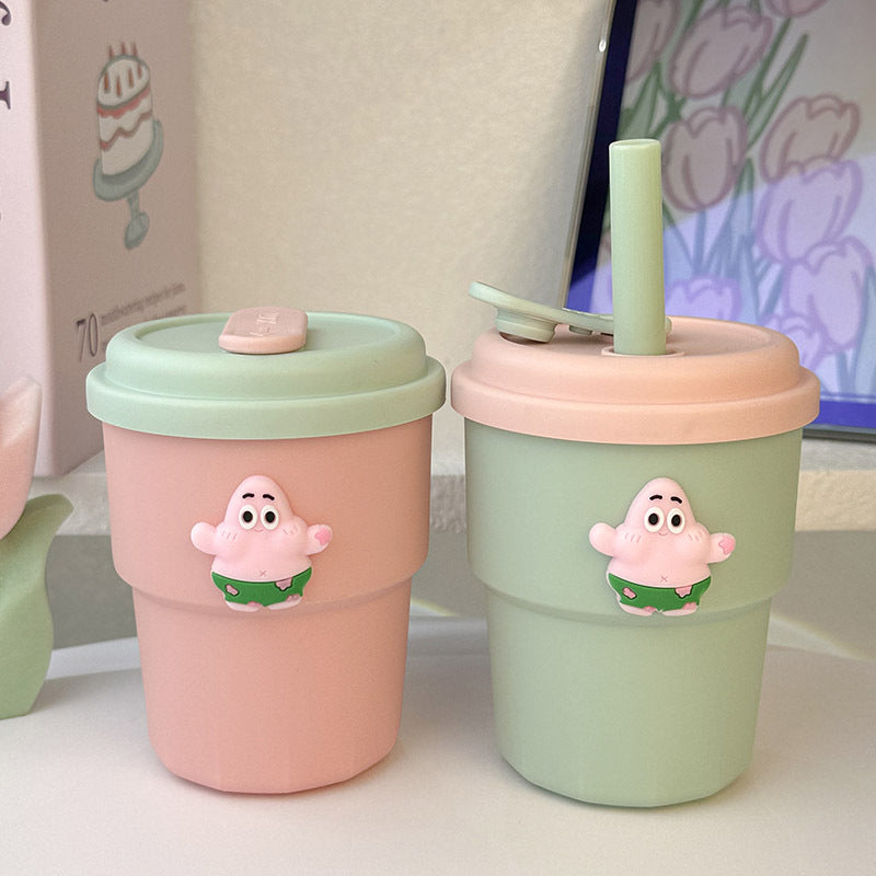 Ladies Reusable Coffee Mug BPA-Free Plastic with Secure Locking Lid and Funny Design