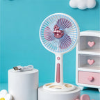 Portable Handheld Fan with Adjustable Tilt USB Rechargeable Lightweight Quiet Operation