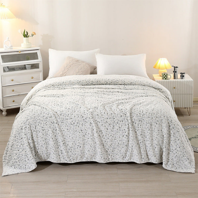 Women's Cozy Fleece Throw Blanket Soft Warm Lightweight for Couch Bedroom