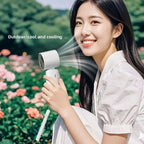 Wireless Compact Turbine Air Circulator Bladeless Fan with LED Display USB-C Rechargeable