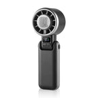 Ladies Portable Multifunctional Fan with LED Display 3-Speed Handheld Desktop