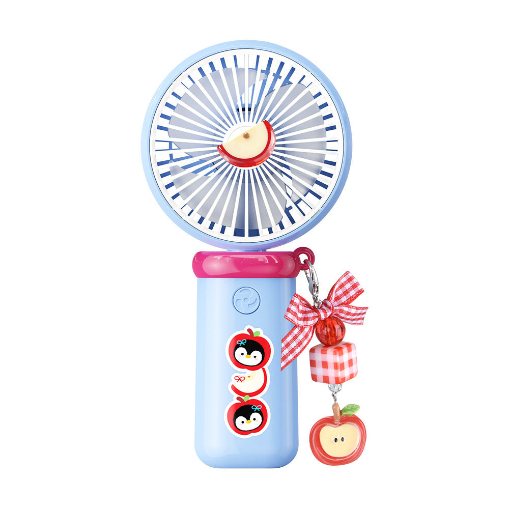 Portable Mini Handheld Fan Rechargeable USB Compact Lightweight with Animal Design