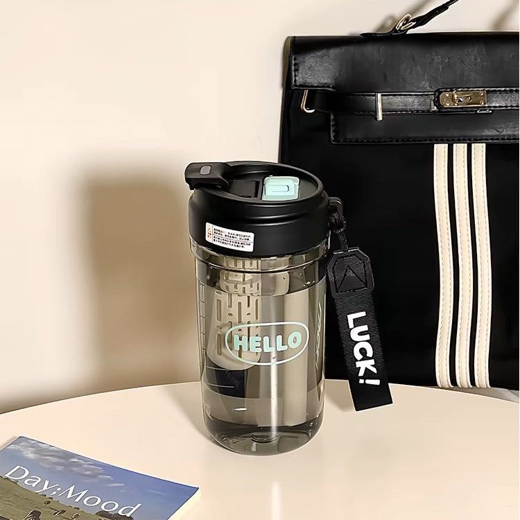 Women’s Insulated Water Bottle with Fruit Infuser Leak-Proof Lid Double-Walled Vacuum Flask