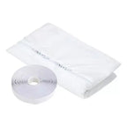 Reusable Vacuum Storage Bags with Double Zip Airtight Seal and Repair Tape Unisex One Size