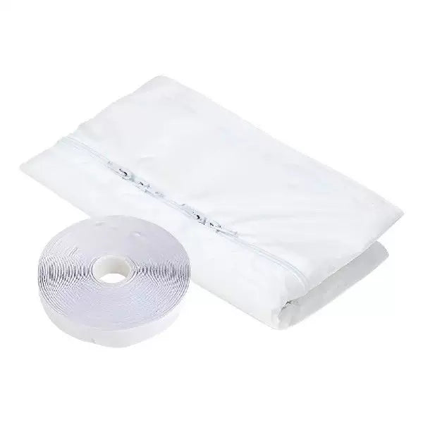 Reusable Vacuum Storage Bags with Double Zip Airtight Seal and Repair Tape Unisex One Size