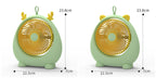 Portable Mini Fan USB Rechargeable Cute Animal Design Compact Desk Fan