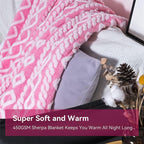 Women's Cozy Soft Blanket with Unique Pattern Lightweight Cuddle Throw