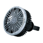 Compact Car Air Circulator Fan Portable Adjustable Angle Quiet Operation Compatible with Most Vehicles