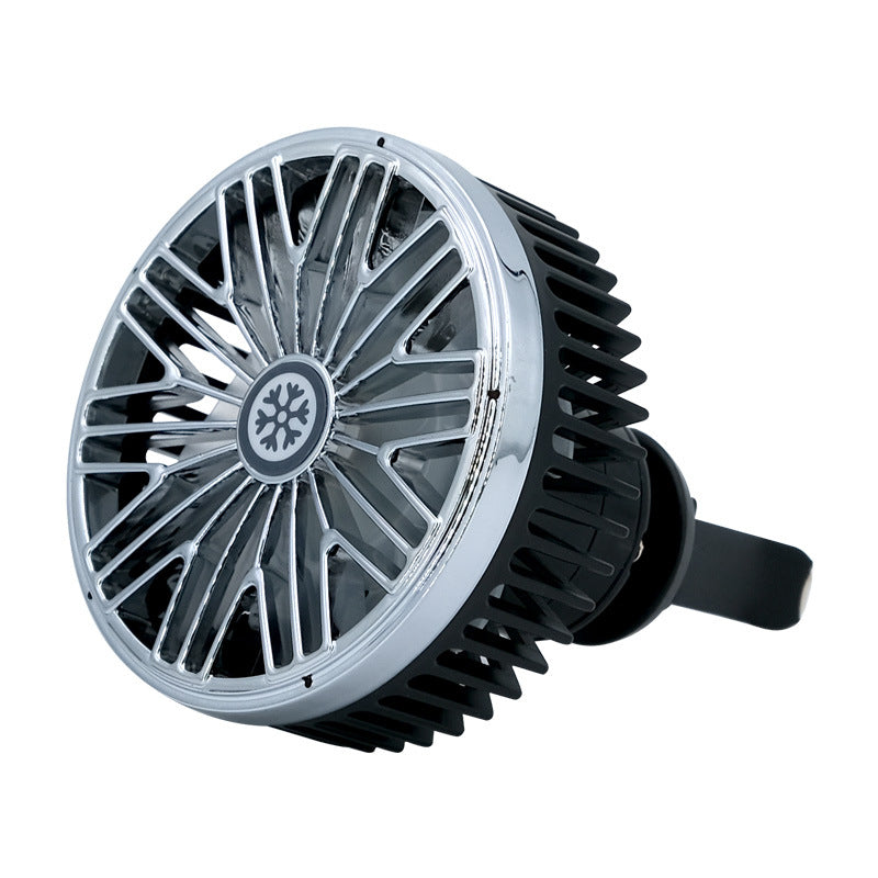 Compact Car Air Circulator Fan Portable Adjustable Angle Quiet Operation Compatible with Most Vehicles