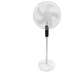 Brehn Stand Fan with Remote Control Oscillation Timer 3 Speeds Height Adjustable