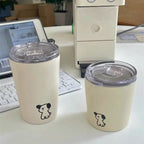 Women's Insulated Travel Mug with Funny Animal Design Spill-Proof Lid Durable BPA-Free