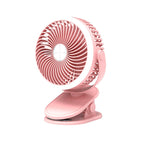 Portable Clip Fan with Adjustable Head Quiet Operation Compact Design