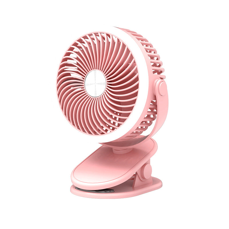 Portable Clip Fan with Adjustable Head Quiet Operation Compact Design