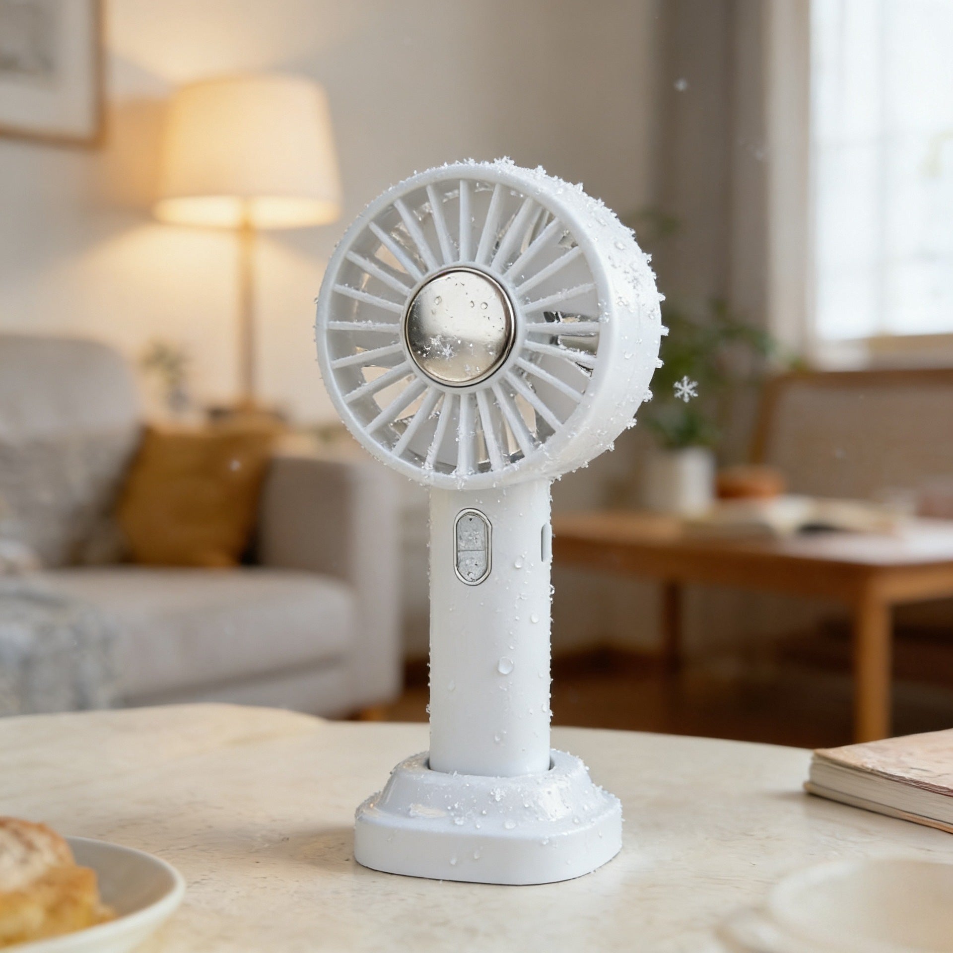 Portable Ladies Fan with Cooling Spray Function Lightweight and Compact