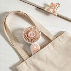 Portable USB Desk Fan Compact Lightweight Quiet Operation Fun Design for Office Home Travel
