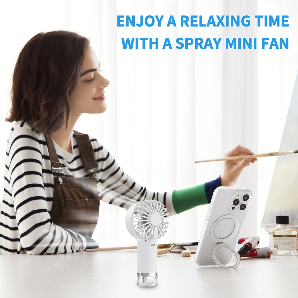 Portable Handheld Fan Lightweight Ergonomic Design Multiple Speeds Long Battery Life