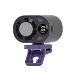 Harrow Clip-On Personal Cooling Fan Portable Adjustable Speed with Digital Temperature Display