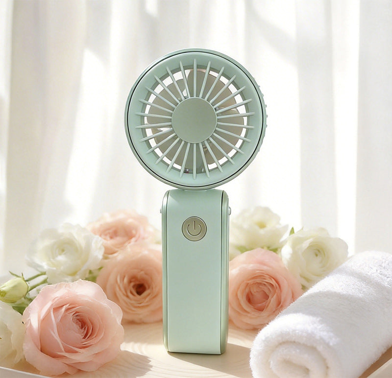 Portable Handheld Fan Rechargeable Battery Quiet Operation Compact Design