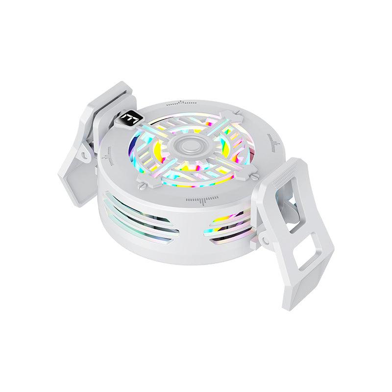 Portable Mini Fan with LED Lighting Compact Rechargeable Personal Fan