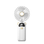 Portable Handheld Fan Rechargeable Battery Compact Lightweight with Multiple Speeds