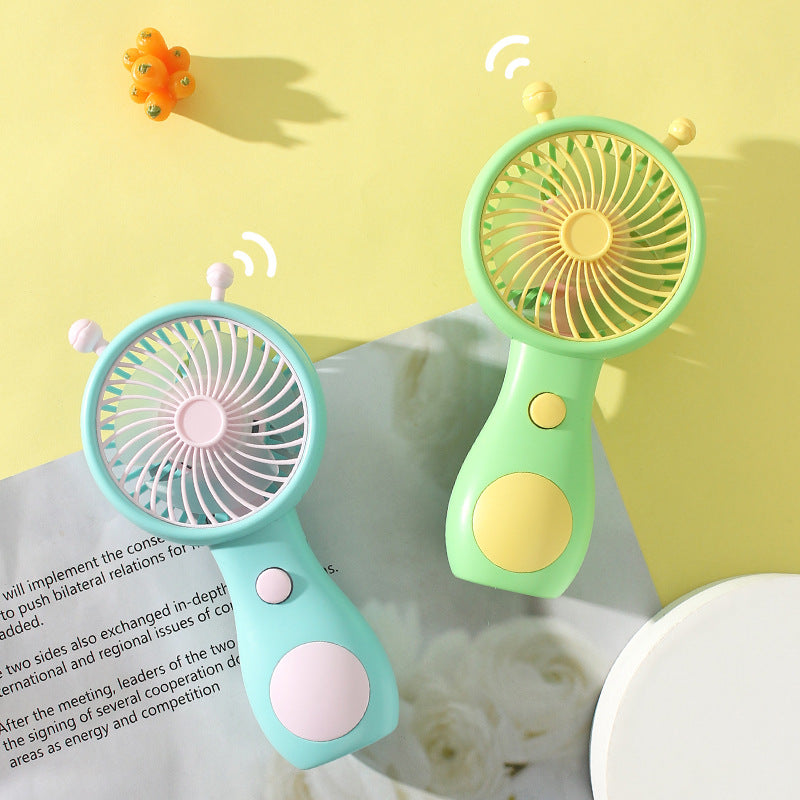 Portable Mini Fan Lightweight Battery Operated Handheld for Travel and Office