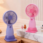 Portable USB Hand Fan with Swivel Head and Variable Speed Control Compact Personal Cooling
