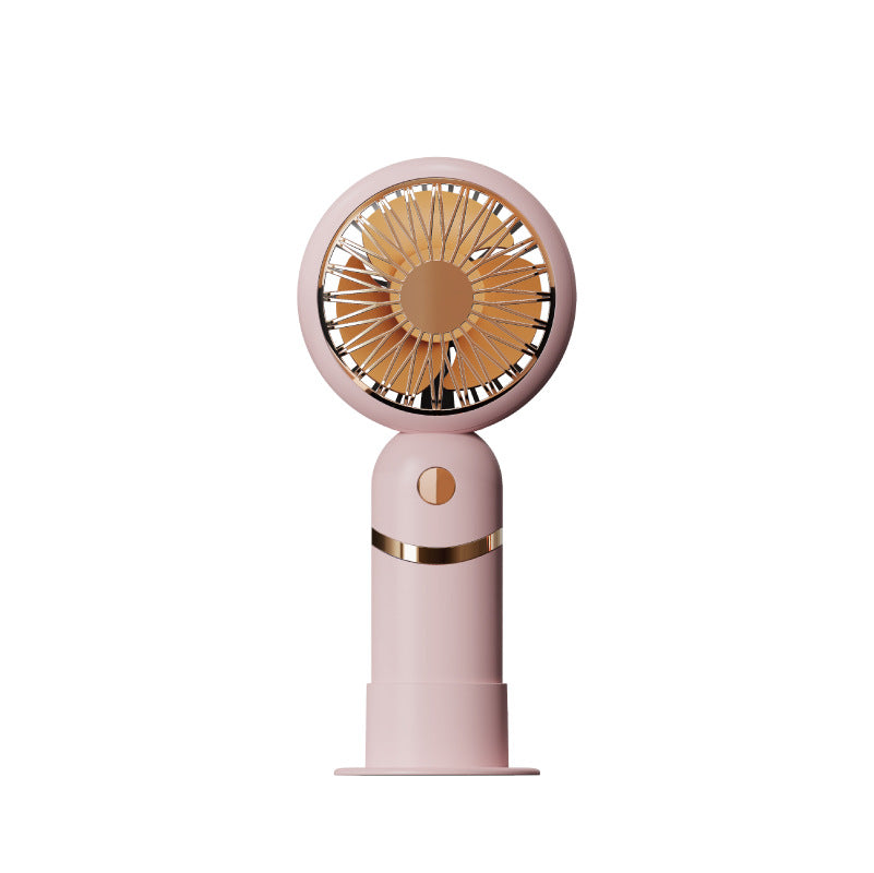 Portable Table Fan USB Powered Swiveling Head Compact Quiet Desk Fan