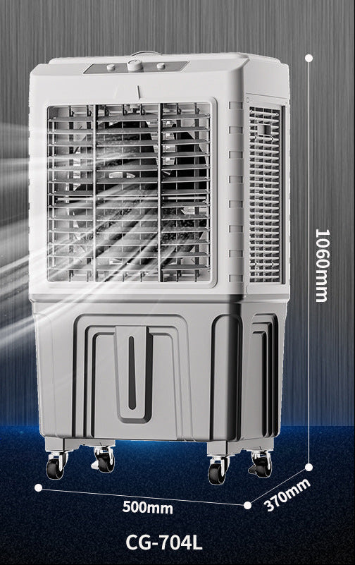 Portable Air Cooler With Large 60L Water Tank 150W Energy Efficient Mobile Evaporative Cooler