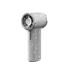 Portable Hair Straightener with Adjustable Temperature and Crystal Design
