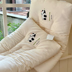 Bowlift Women’s Ergonomic Pillow Soft Hypoallergenic Neck Support with Playful Panda Design