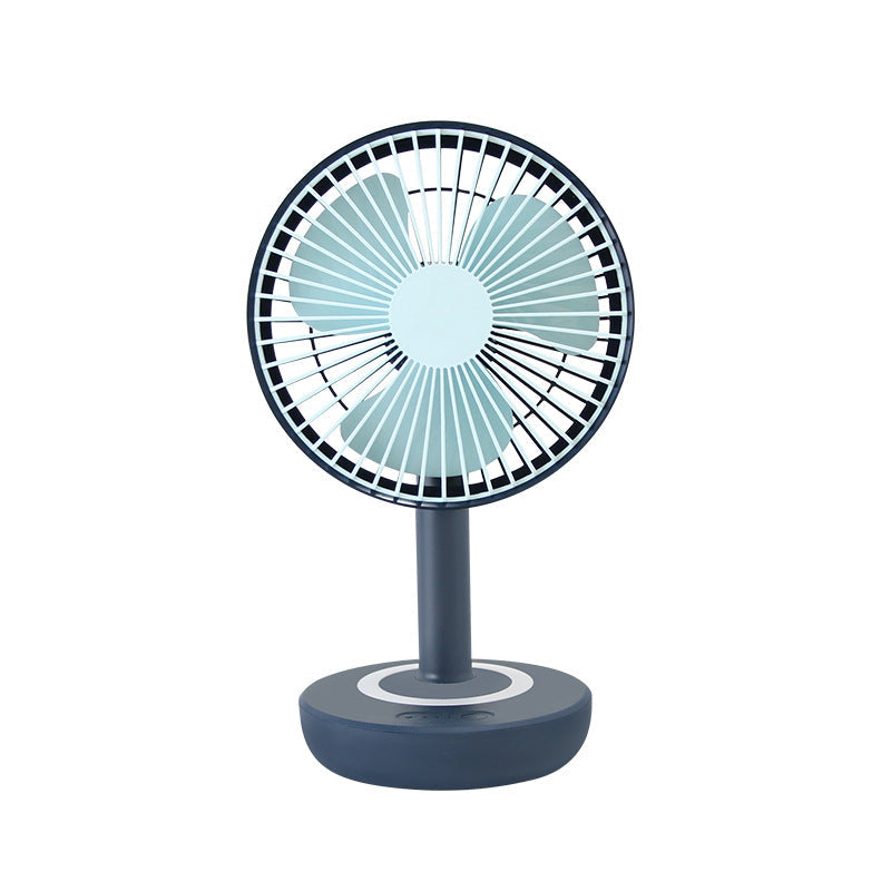 Portable USB Fan for Women with Floral Pattern Adjustable Speeds Quiet Operation