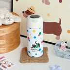 Women Insulated Water Bottle Leak-Proof Playful Animal Design Hot Cold Thermos