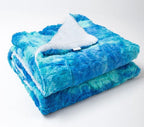 Women's Cozy Fleece Blanket Soft Warm Machine Washable Spacious Size