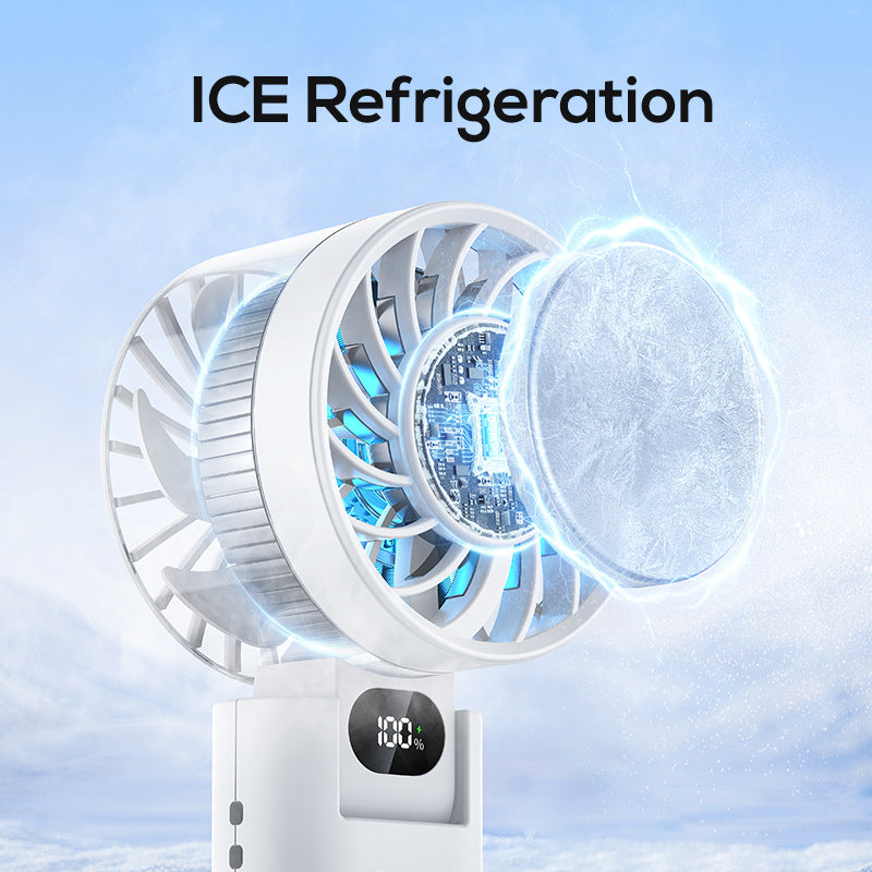 Portable High-Performance Fan with Digital Control LED Display Compact Energy Efficient for Indoor Outdoor Use