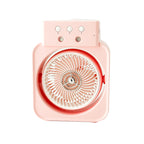 Portable USB Fan with Flexible Tilt and Misting Function for Personal Cooling