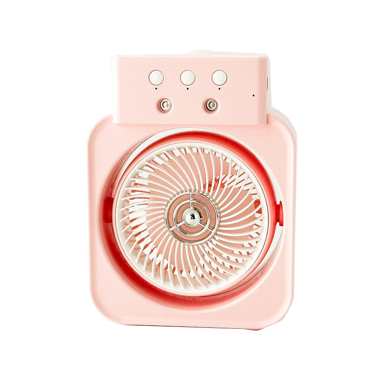 Portable USB Fan with Flexible Tilt and Misting Function for Personal Cooling
