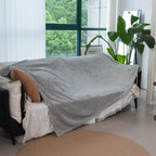 Cotton Throw Blanket for Sofa and Bed Striped Pattern Machine Washable Cozy Home Decor