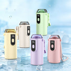 Portable Mini Water Sprayer with LED Display USB Rechargeable Compact Mist Fan