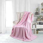 Women’s Luxurious Microfiber Living Room Blanket Soft Cozy Snuggle Throw