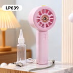 Portable Mini Fan USB Rechargeable with Water Tank Compact Personal Cooling Fan