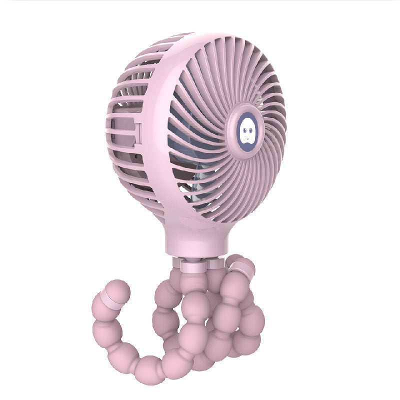 Flexible Mini USB Fan Portable Silent Cooling with Adjustable Flexible Arm