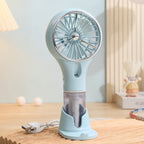 Portable Cooling Fan with Water Tank USB Rechargeable Lightweight Personal Air Cooler