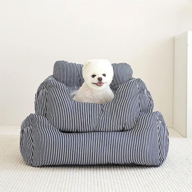 Harrow Pet Seat Cushion Durable Breathable Non-Slip Removable Cover for Home Car Camping