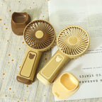 Rechargeable Cordless Handheld Fan USB Portable Detachable Stand Quiet 3-Speed