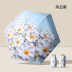 Women’s UV Protection Folding Umbrella with Wind-Resistant Frame and One-Touch Open Close Mechanism