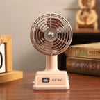 Adjustable Tabletop Personal Fan with Digital Display Quiet Operation Compact Desk Fan