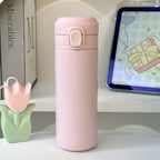 Women’s Insulated Water Bottle Double Wall Leak-Proof Cap Floral Design BPA-Free