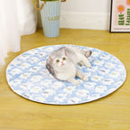 Plush Cat Bed Soft Non-Slip Bottom Machine Washable Cozy Pet Bed