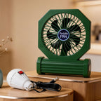 Portable Table Fan with Flexible Tilt USB Powered Compact Lightweight Quiet Design
