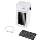 Micro Desktop Evaporative Cooler USB Powered with Replaceable Activated Carbon Cooling Pad Unisex One Size